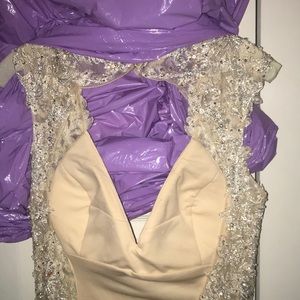 Floor length prom dress